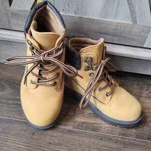 FabKids Tan and Brown Kids Boots